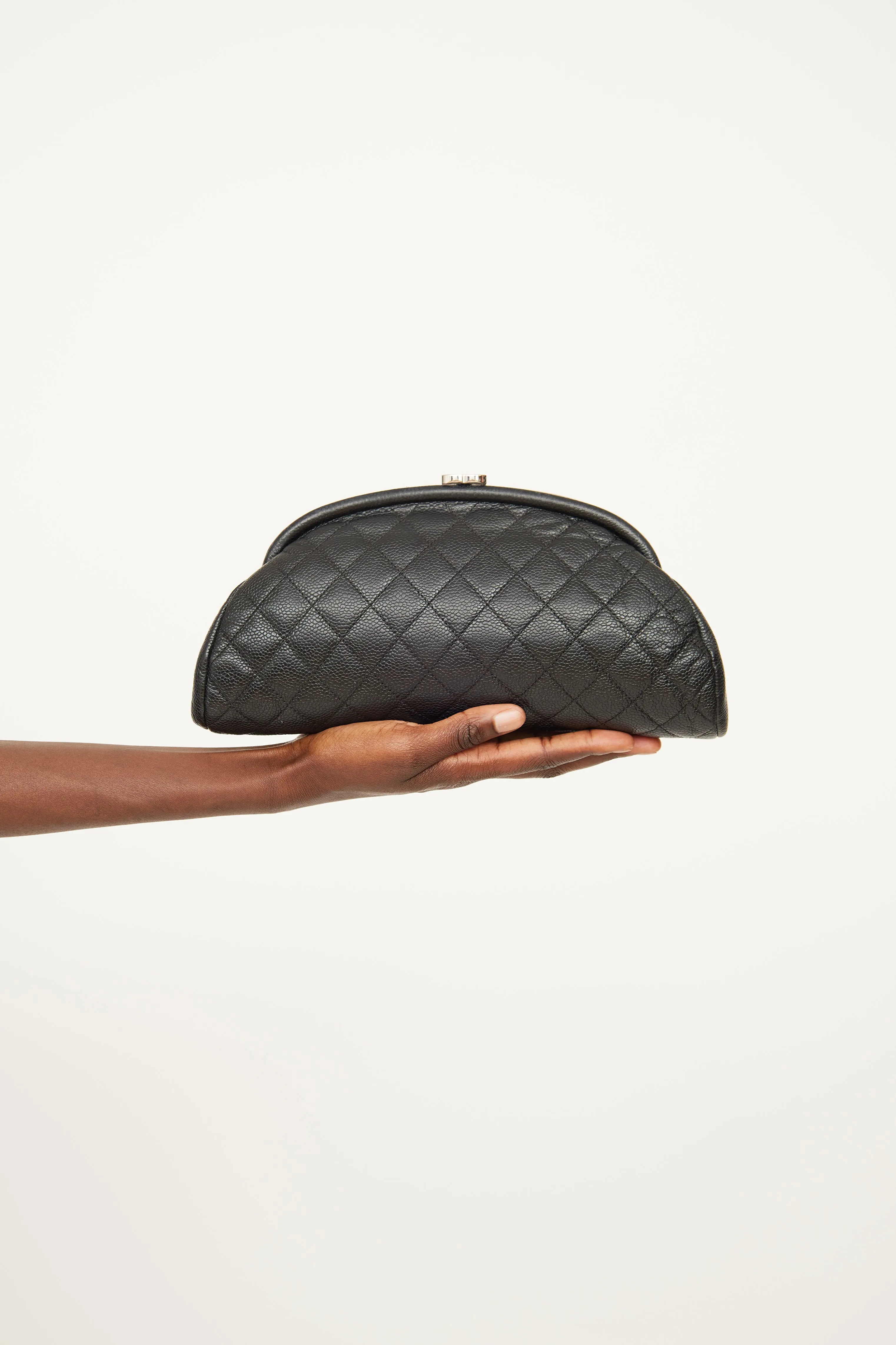 2011 Black Timeless Quilted Clutch