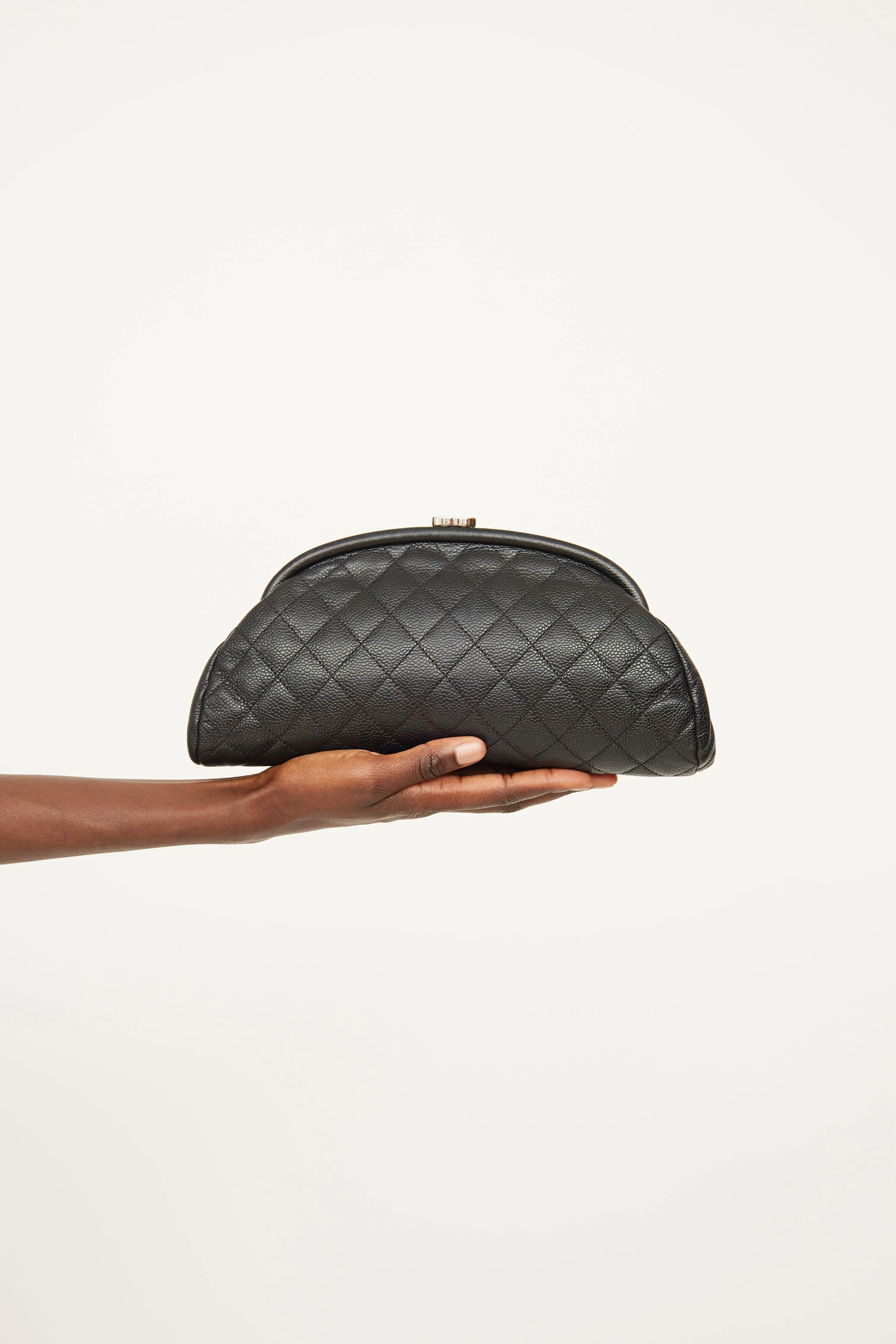2011 Black Timeless Quilted Clutch