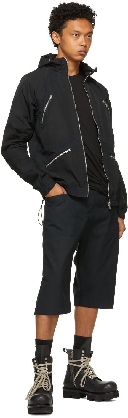 Arnar MÃ¡r JÃ³nsson Navy Cotton Ventile Shorts