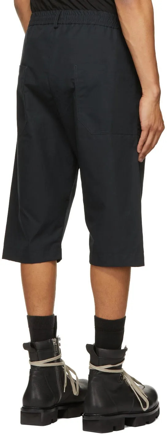 Arnar MÃ¡r JÃ³nsson Navy Cotton Ventile Shorts