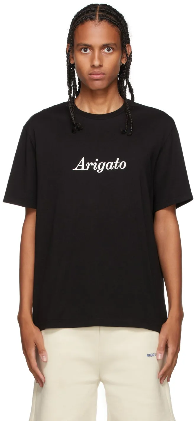 Axel Arigato Black Script Logo T-Shirt