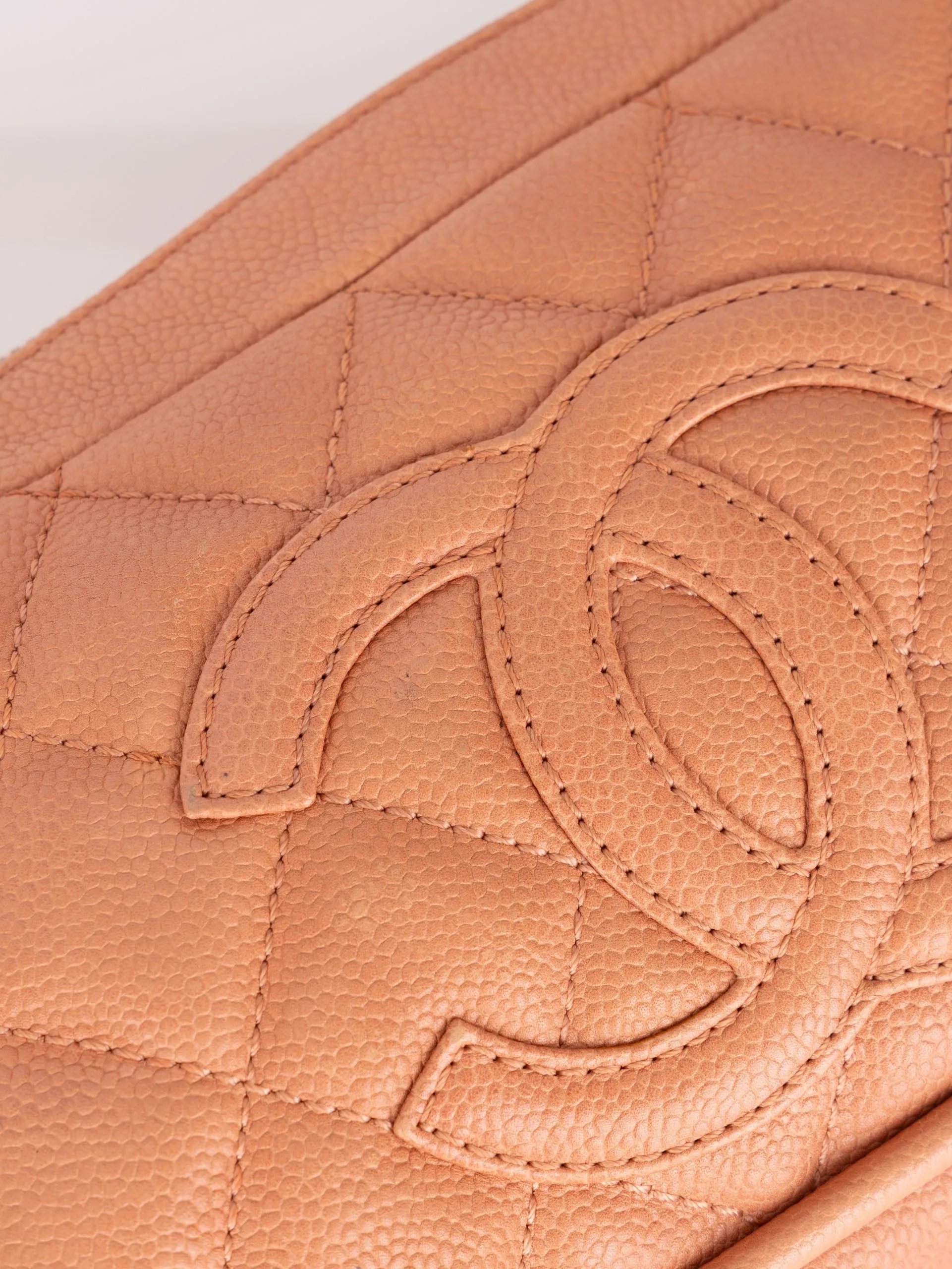 Chanel 2008 Caviar Timeless Pochette