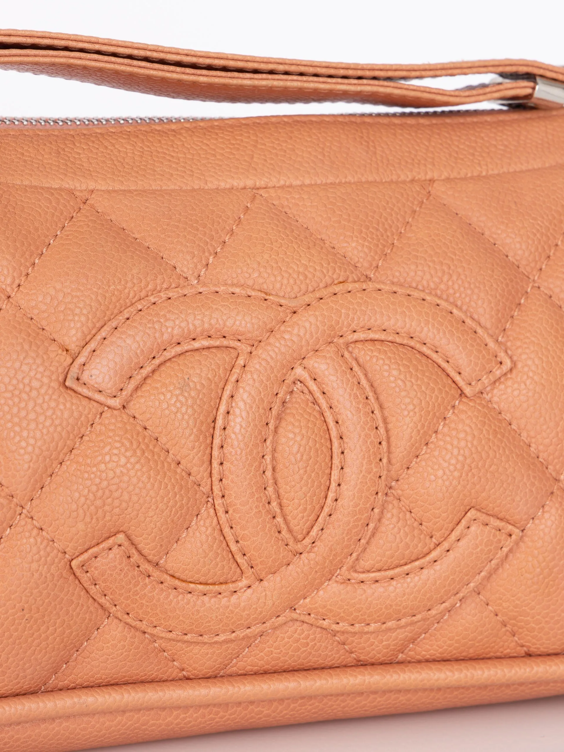 Chanel 2008 Caviar Timeless Pochette