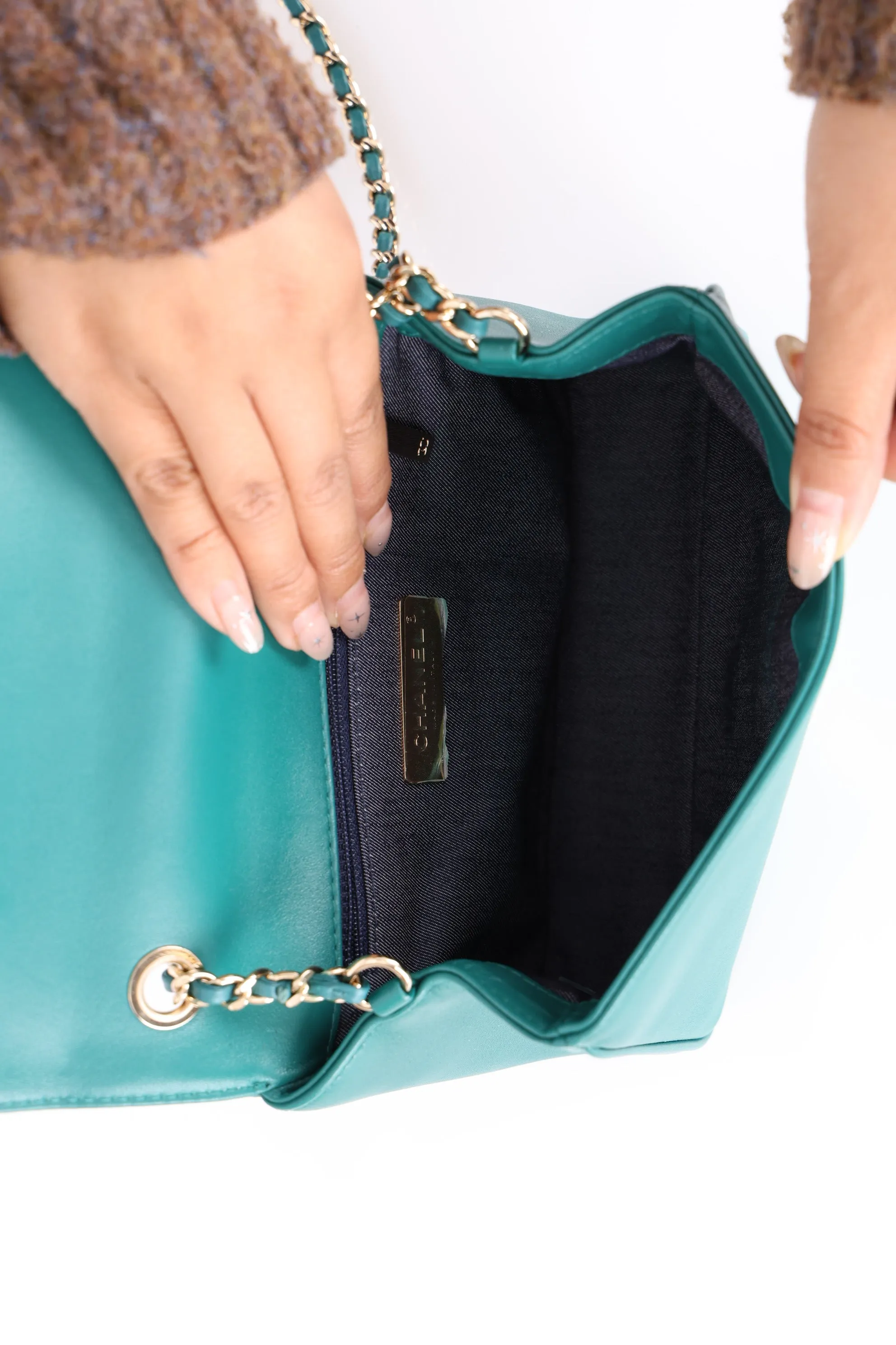 Chanel 2019 Calfskin Timeless Full Flap