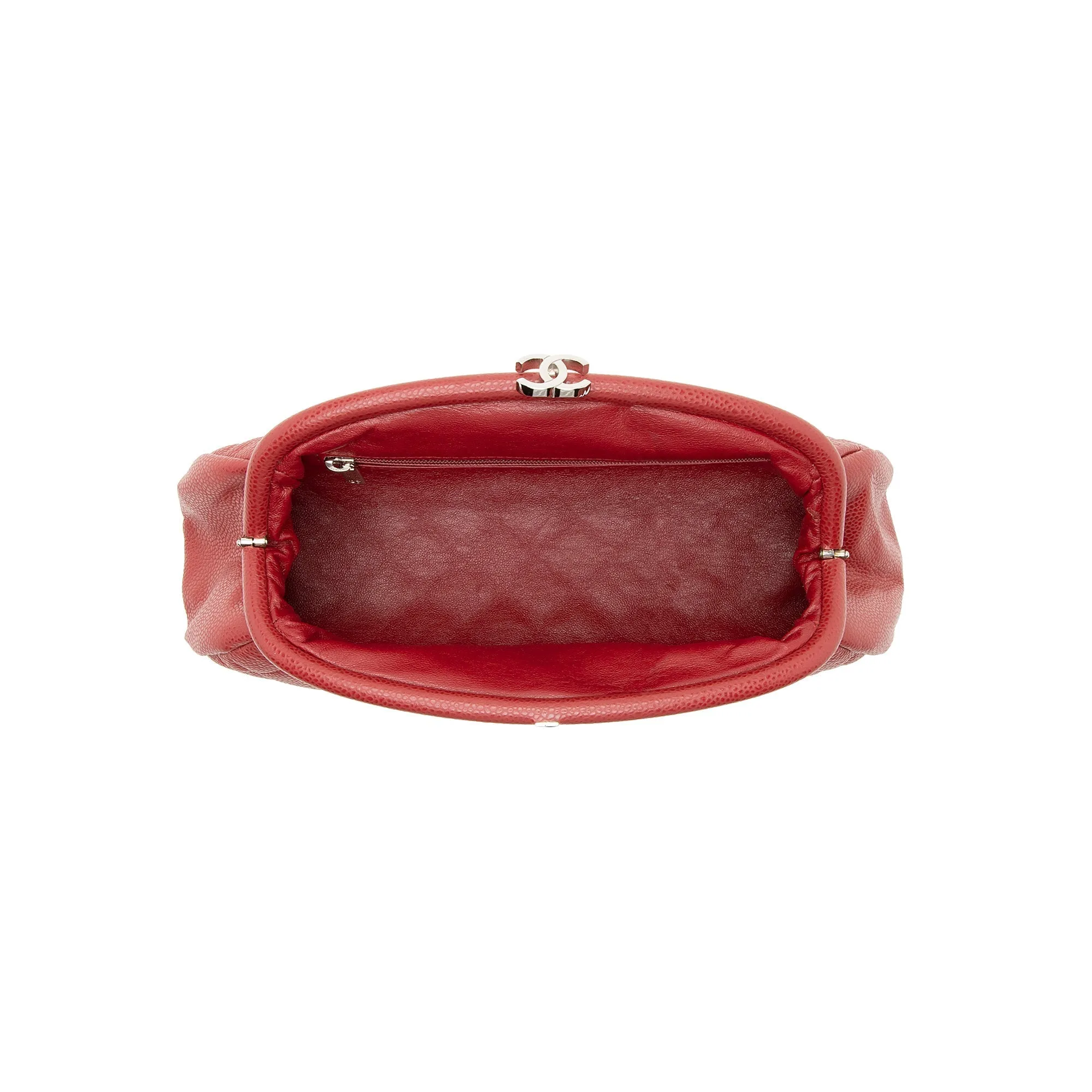 Chanel Caviar Leather Timeless Clutch (SHF-22293)