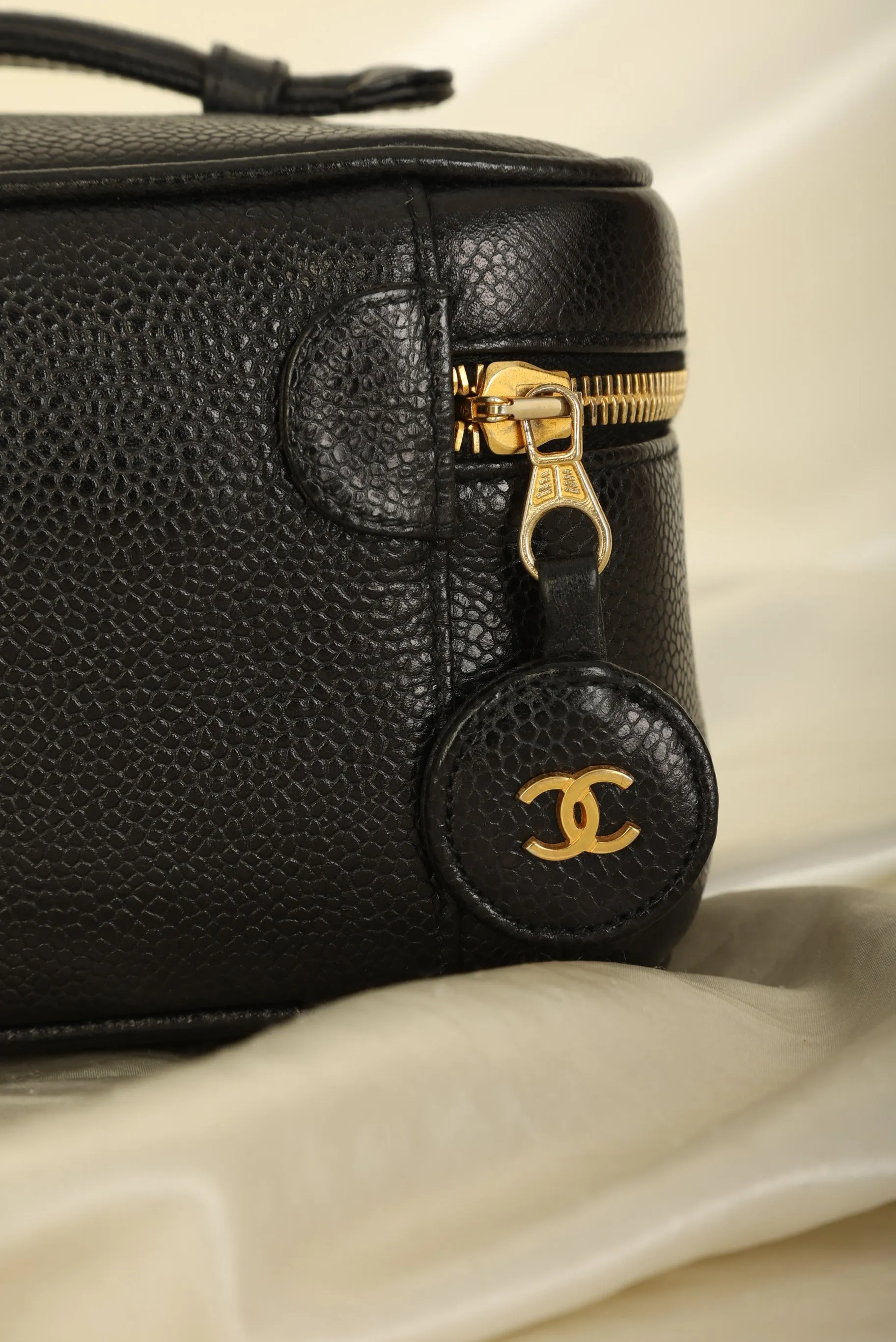 Chanel Caviar Mini Timeless Vanity