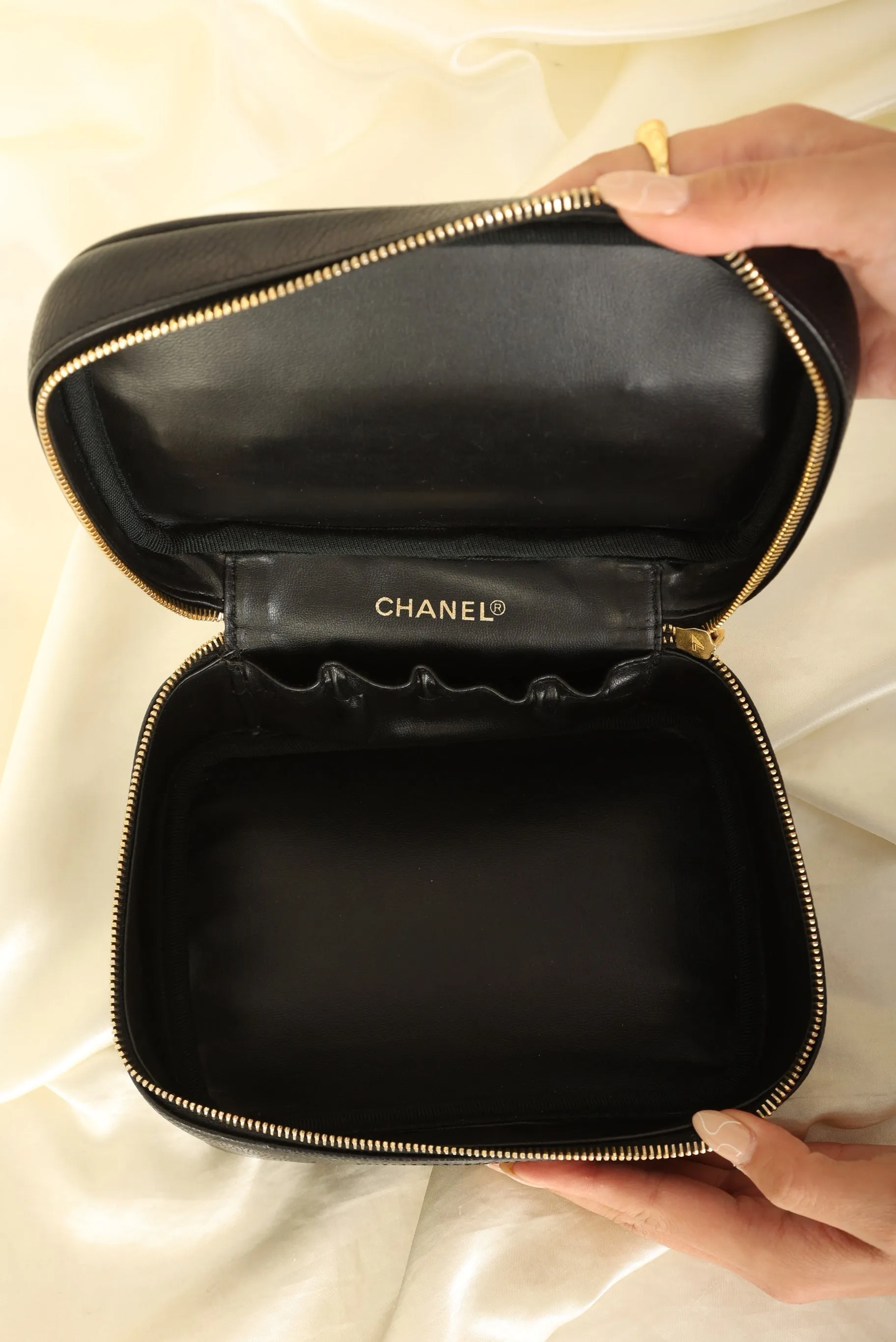 Chanel Caviar Mini Timeless Vanity