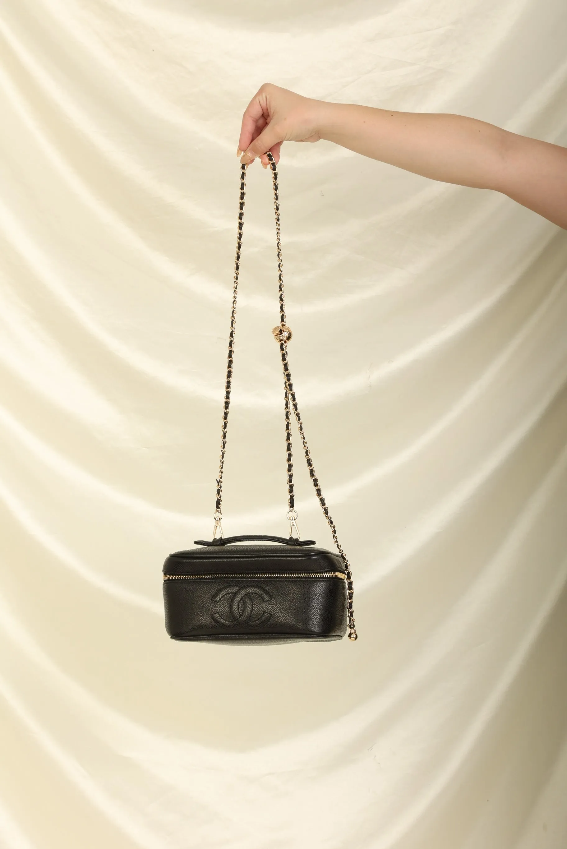 Chanel Caviar Mini Timeless Vanity