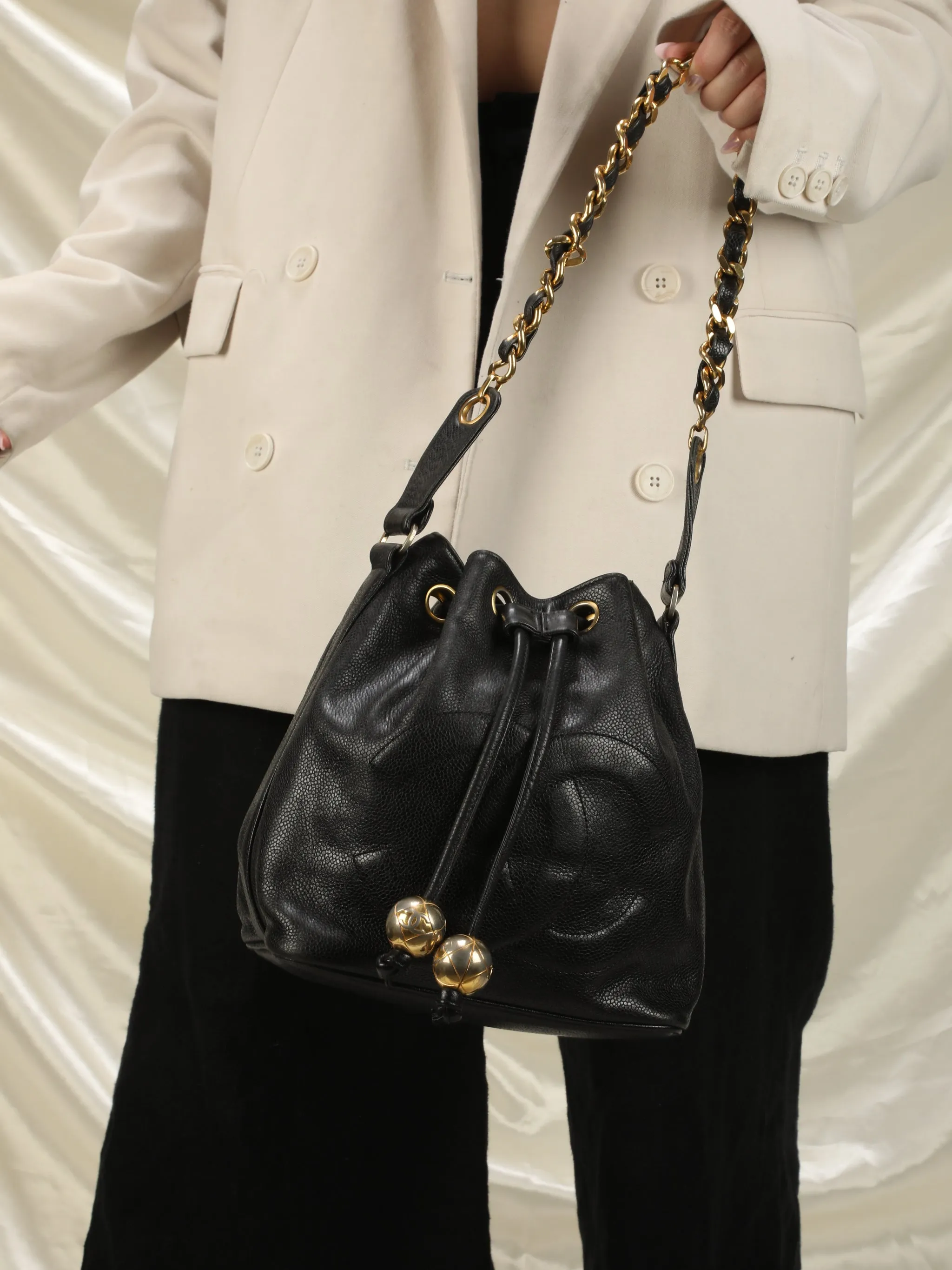Chanel Caviar Timeless Bucket Bag