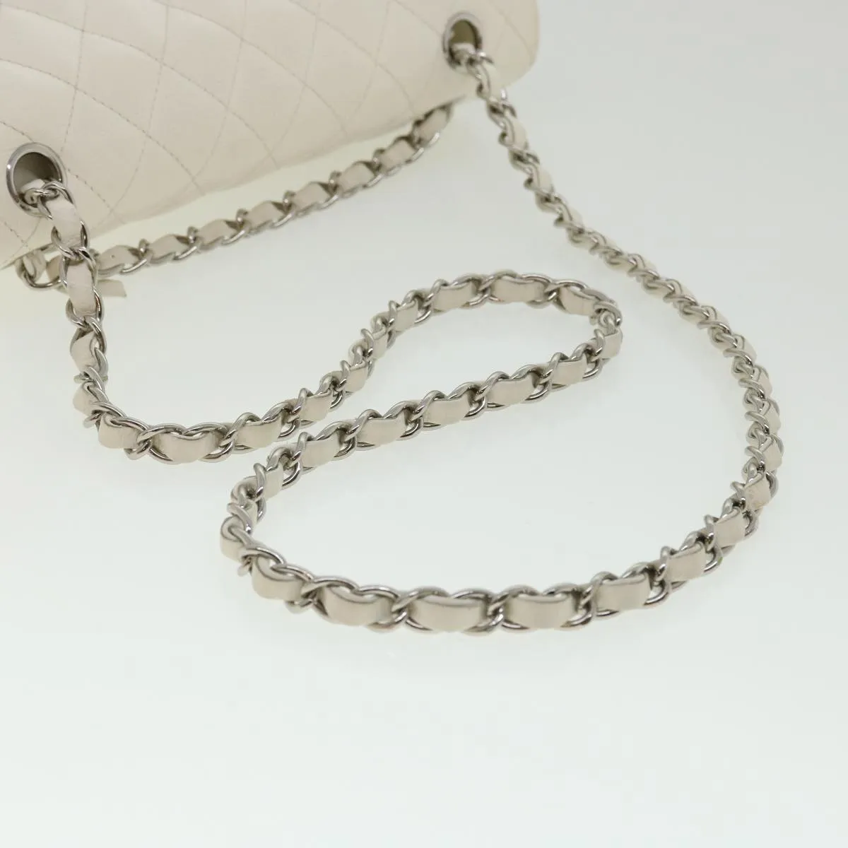 Chanel cream Leather Timeless shoulder bag