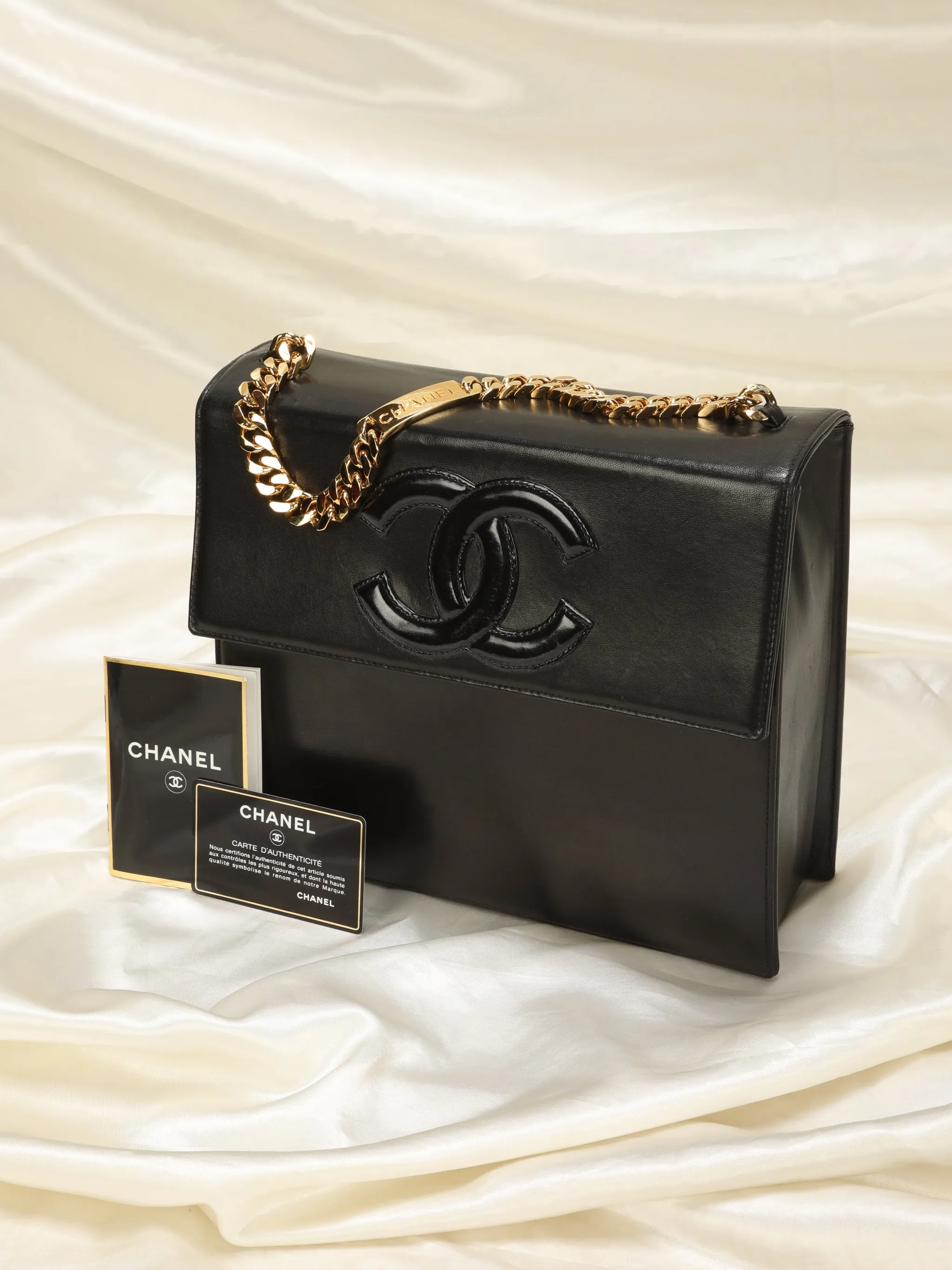 Extremely Rare Chanel Timeless Curb Chain Bag