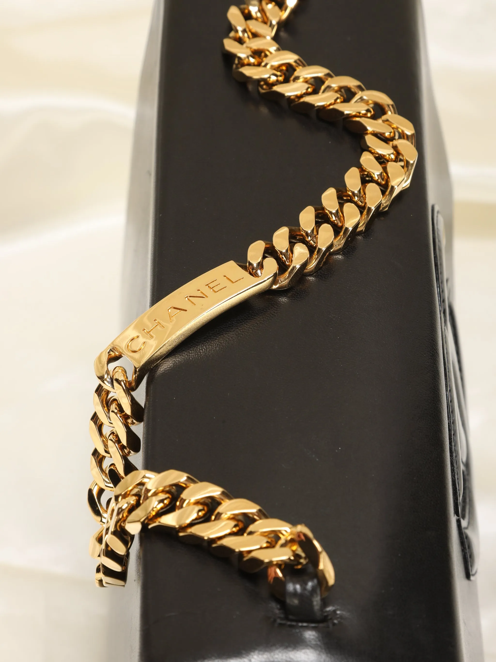 Extremely Rare Chanel Timeless Curb Chain Bag