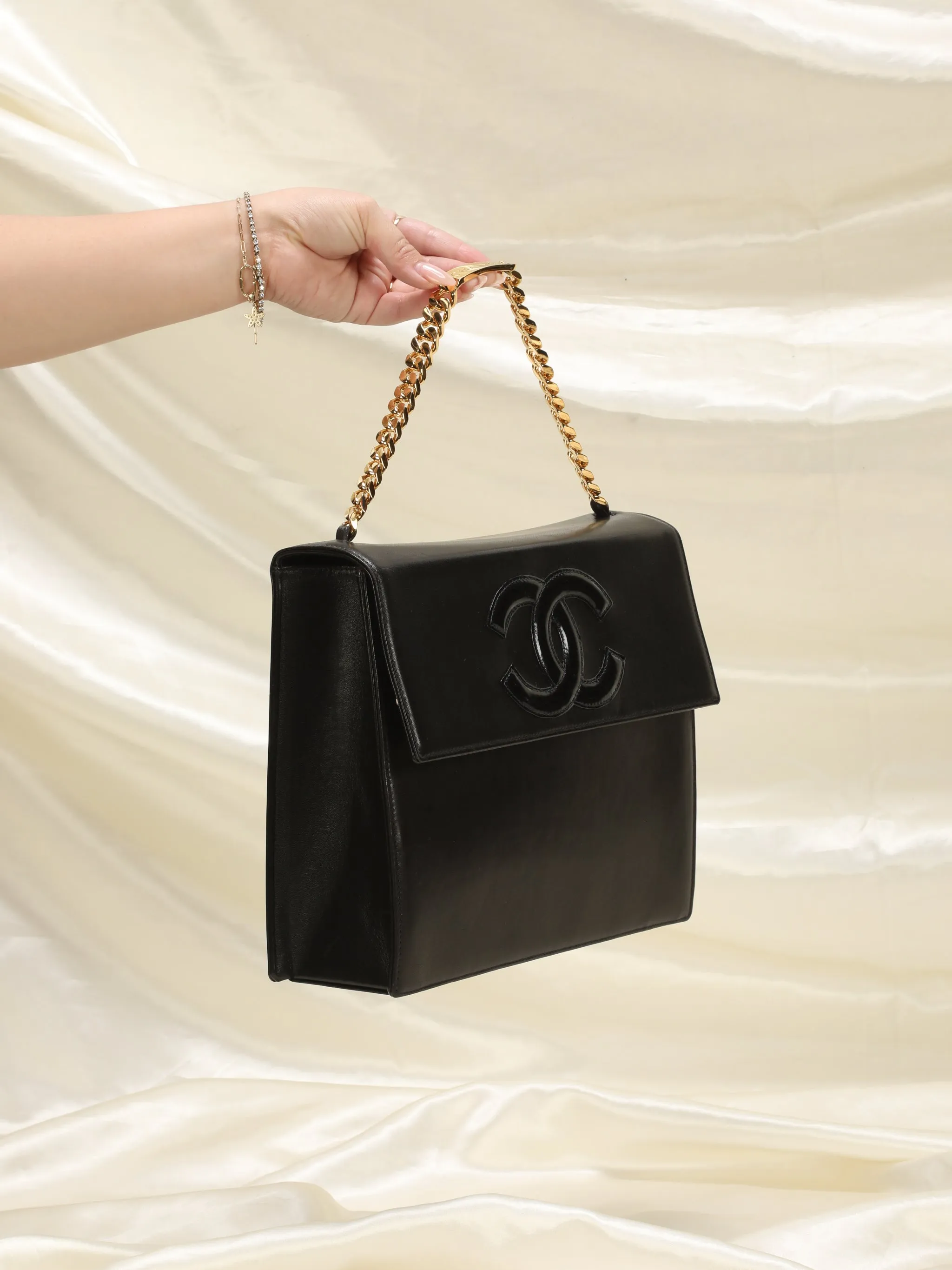 Extremely Rare Chanel Timeless Curb Chain Bag