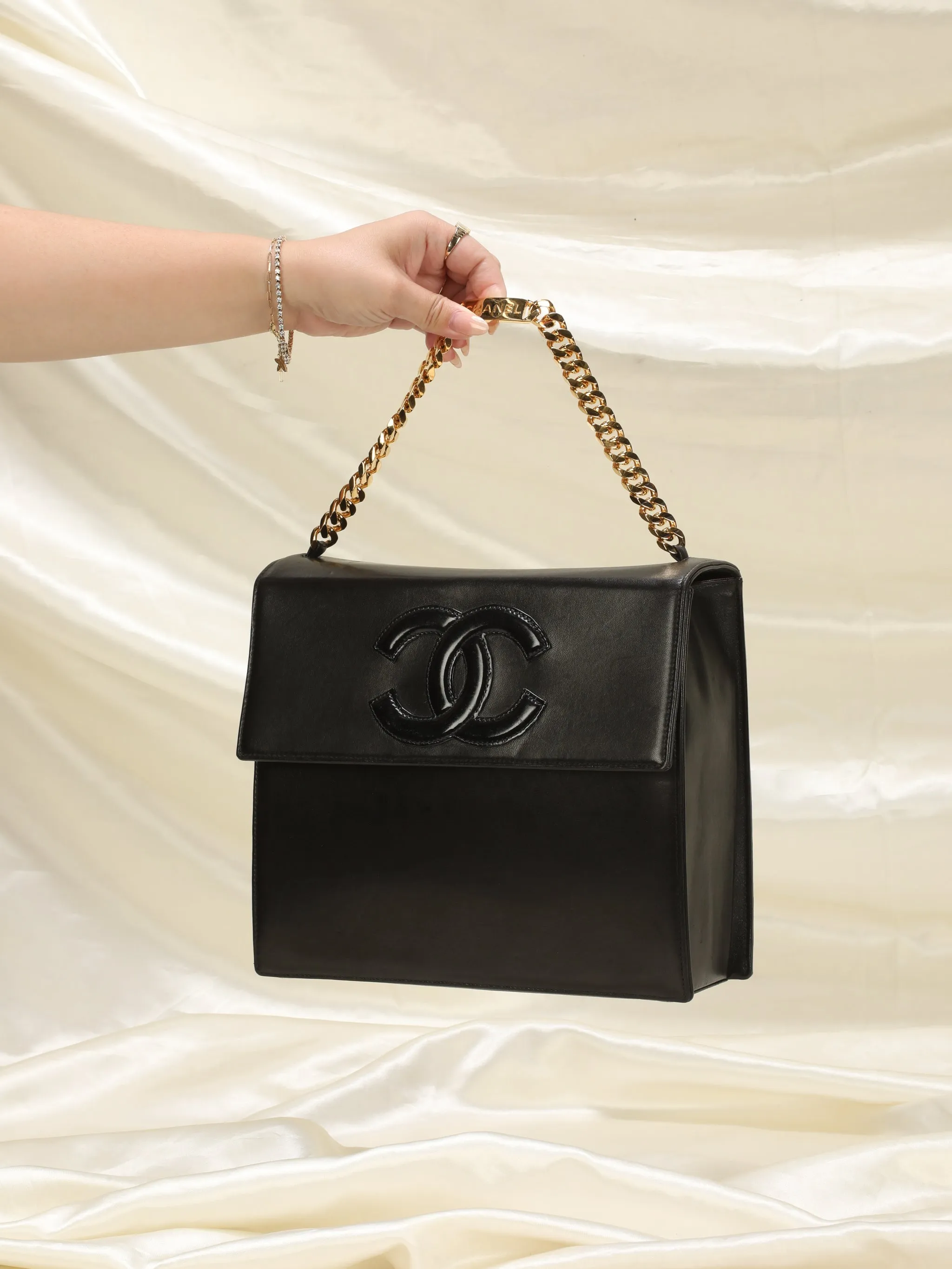 Extremely Rare Chanel Timeless Curb Chain Bag