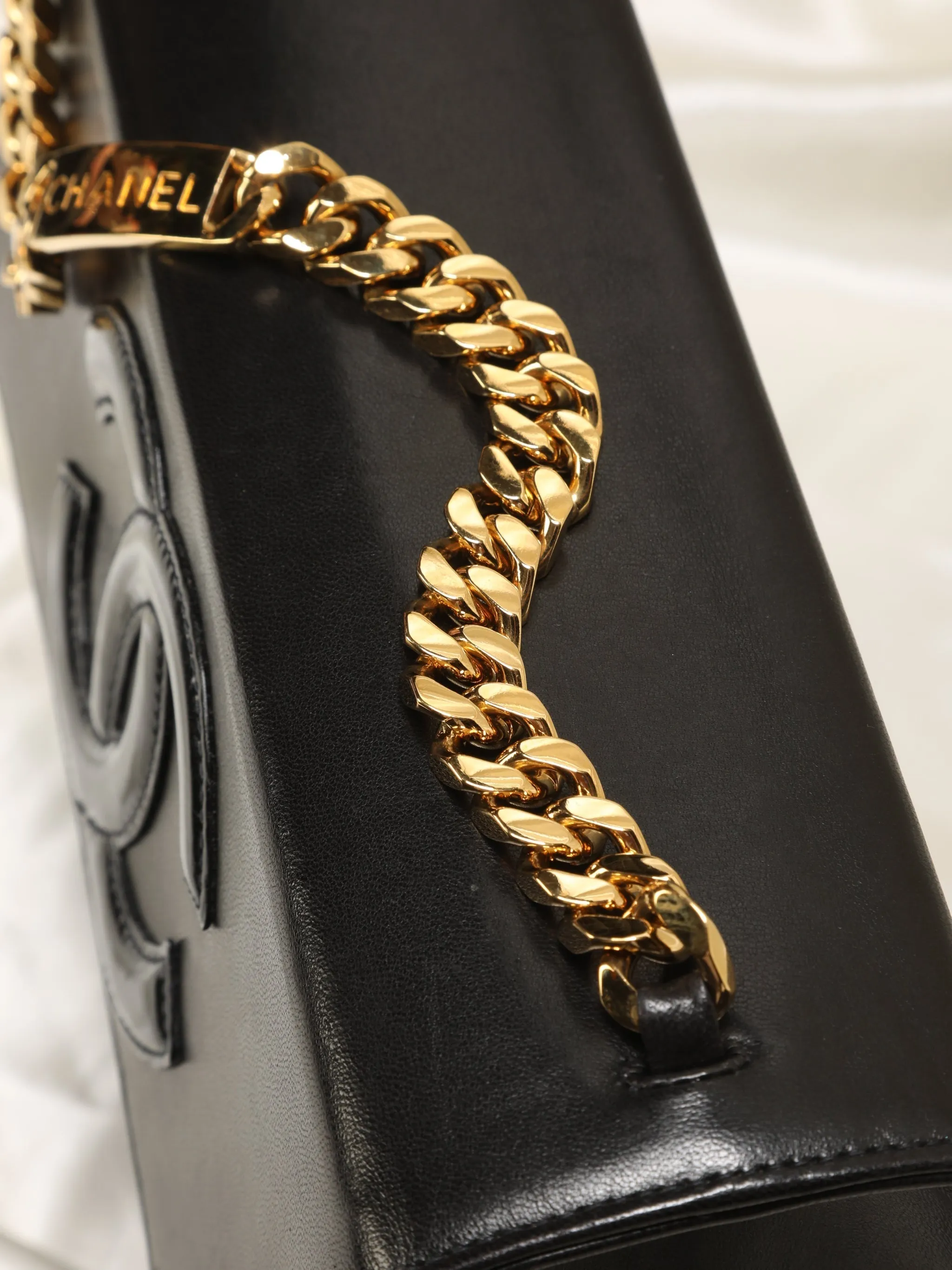 Extremely Rare Chanel Timeless Curb Chain Bag