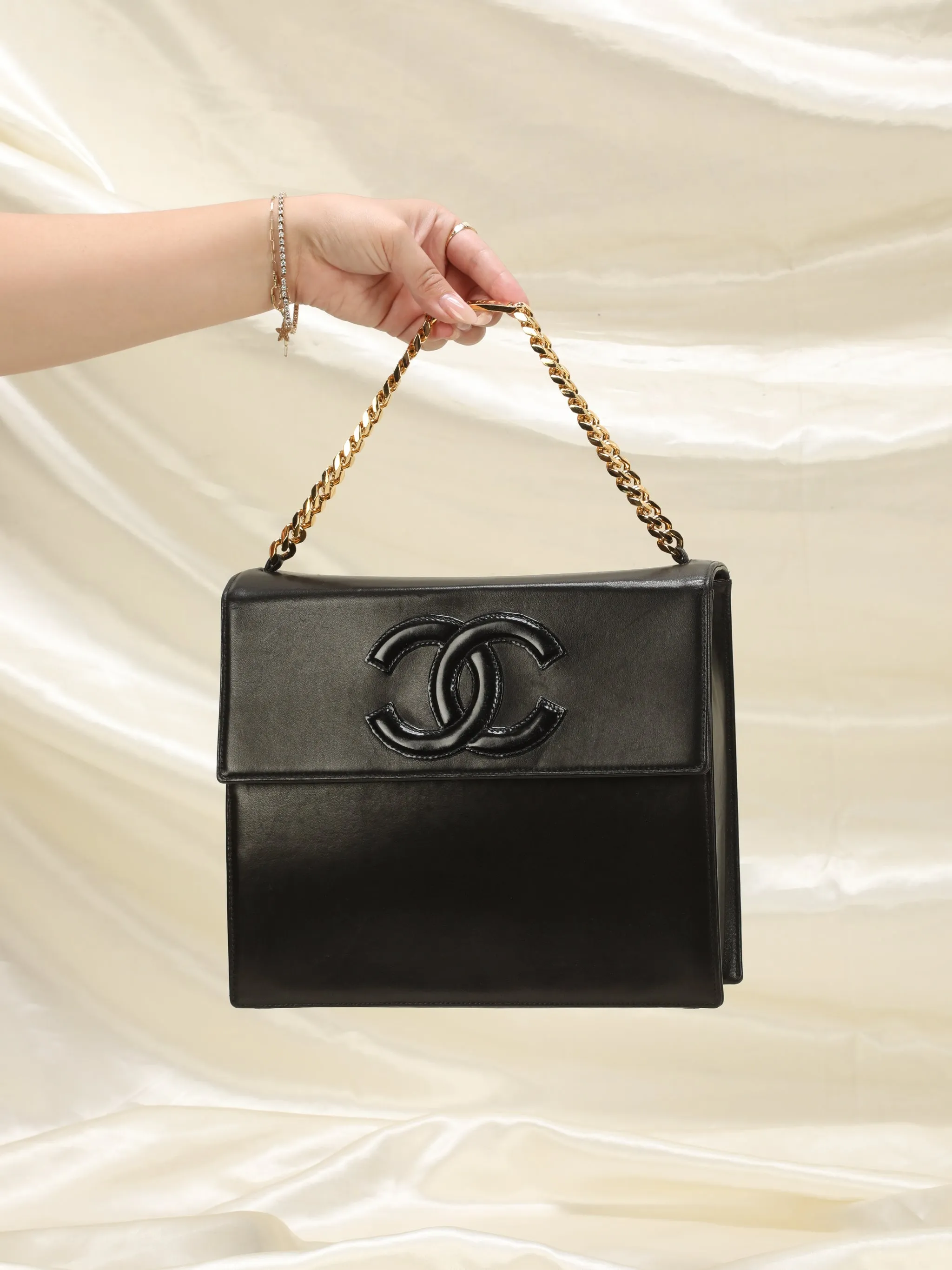 Extremely Rare Chanel Timeless Curb Chain Bag