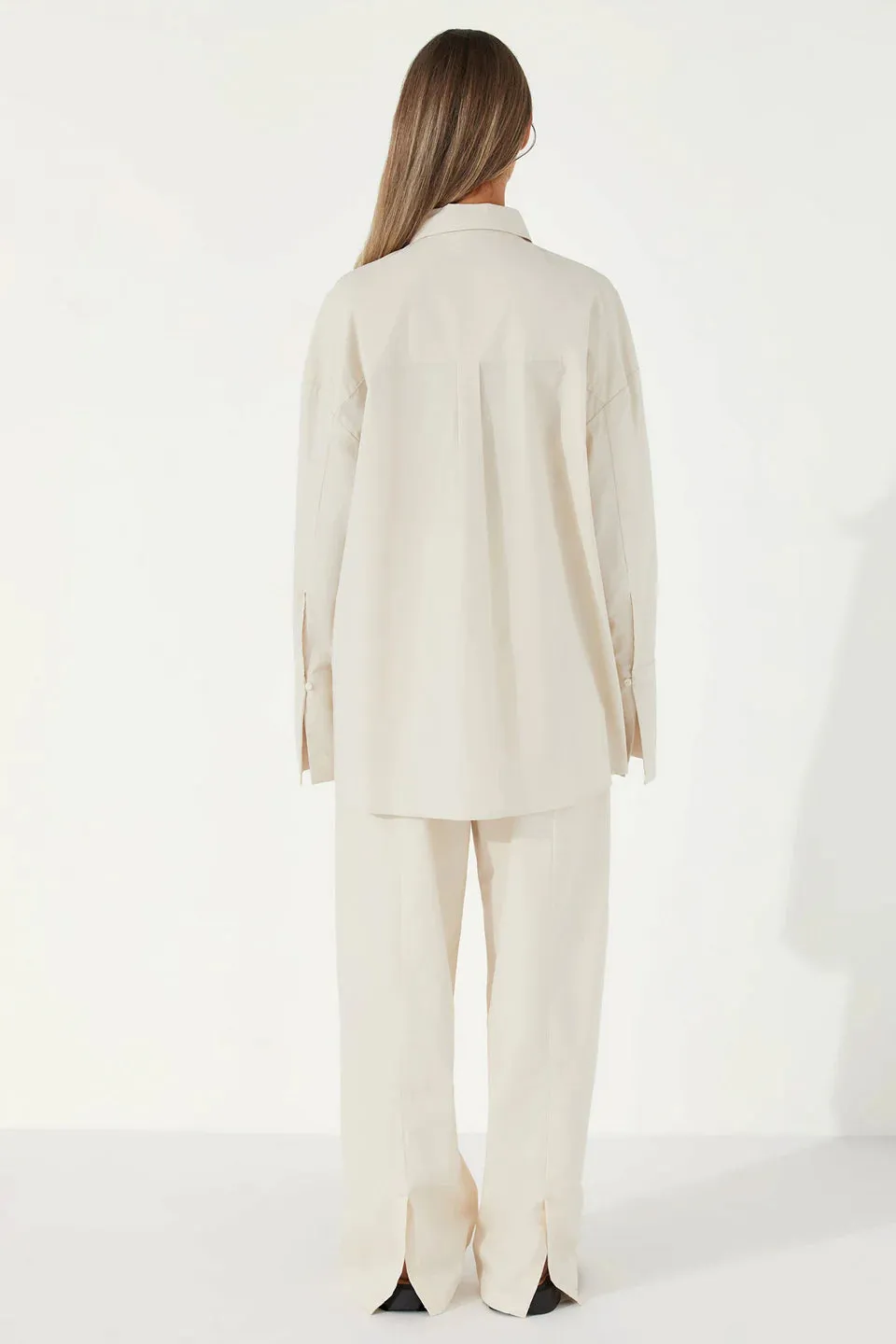 ORGANIC COTTON SHIRT | STONE