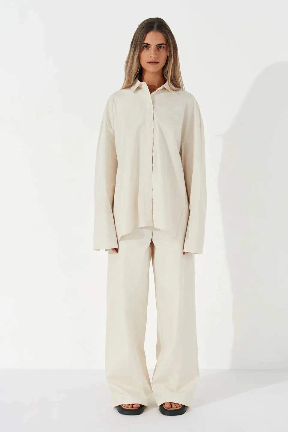 ORGANIC COTTON SHIRT | STONE