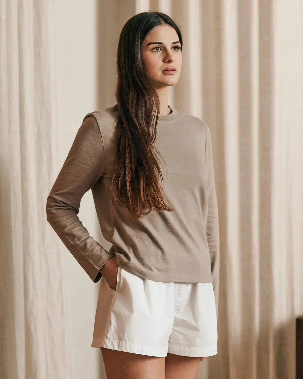 The Womens Midweight Organic Cotton Long Sleeve