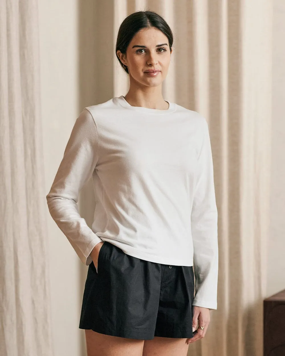 The Womens Midweight Organic Cotton Long Sleeve