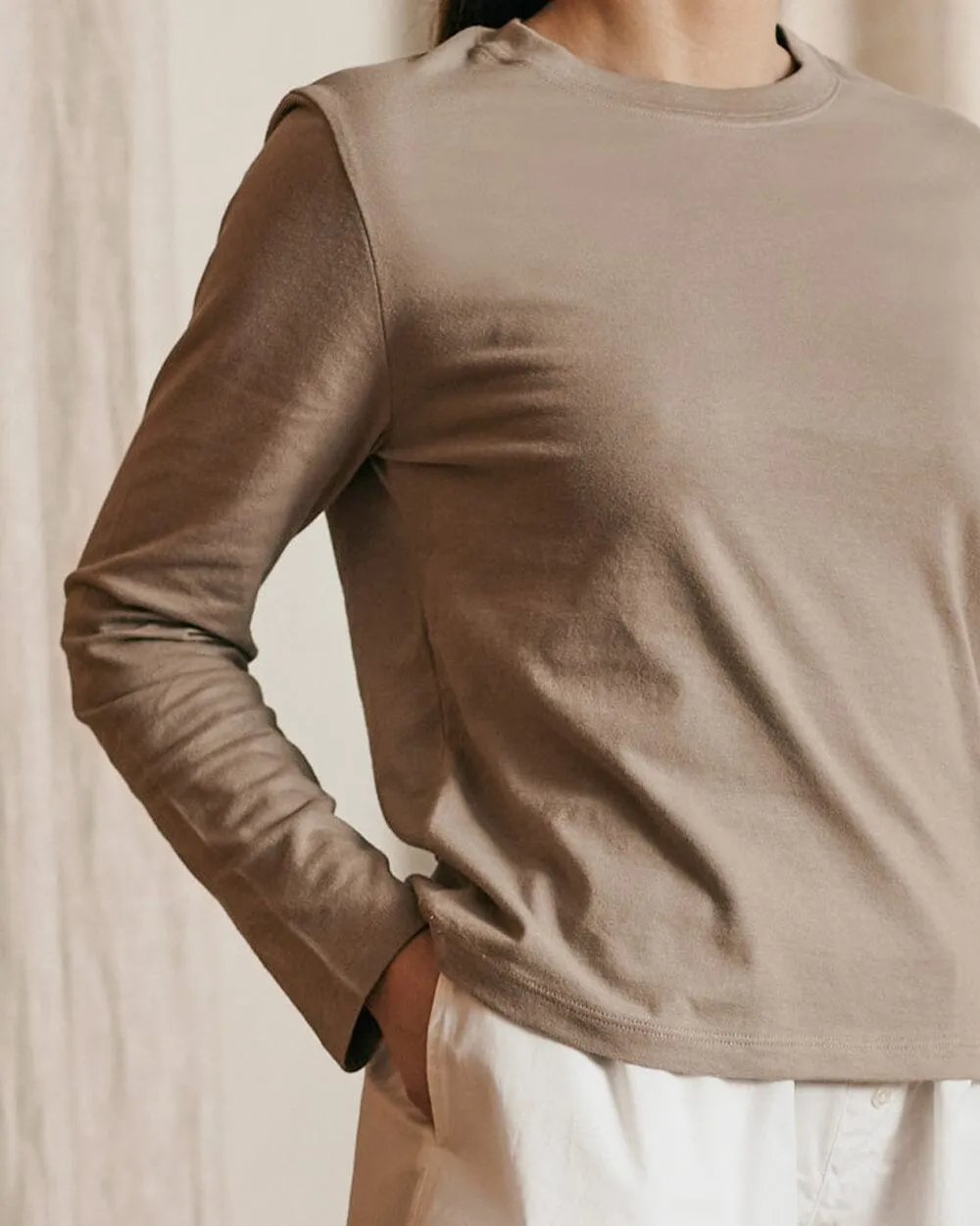 The Womens Midweight Organic Cotton Long Sleeve