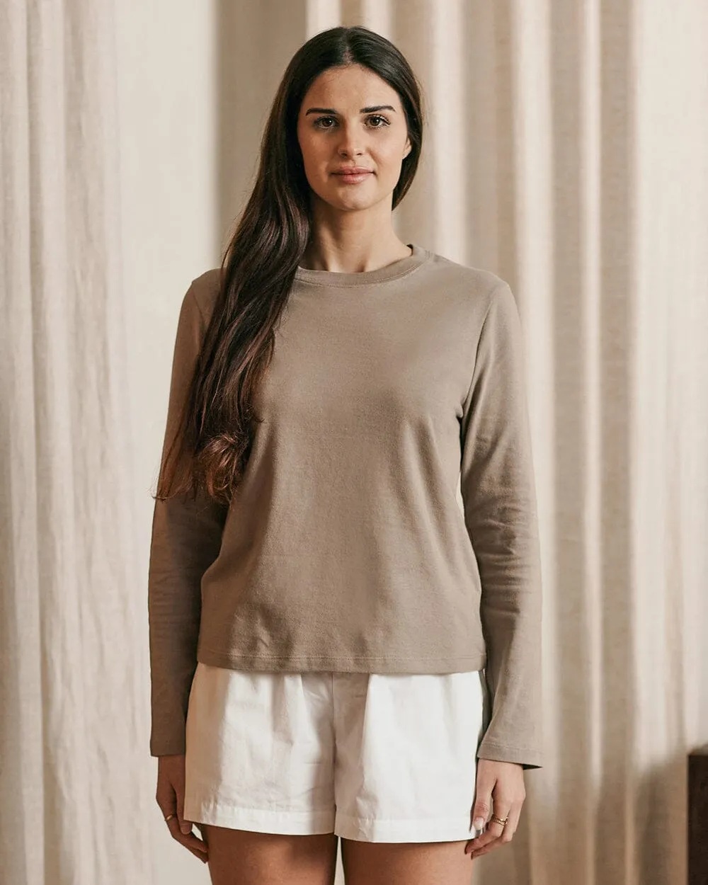 The Womens Midweight Organic Cotton Long Sleeve
