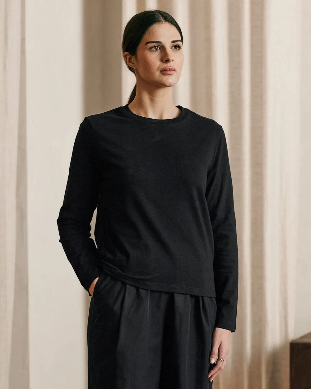 The Womens Midweight Organic Cotton Long Sleeve