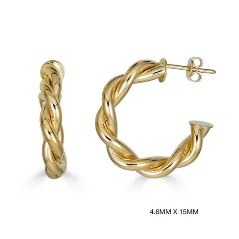 Timeless Attractive Beauty Gold Earrings